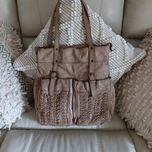 Origi Pelle Bovina made in Italy Large Leather Handbah